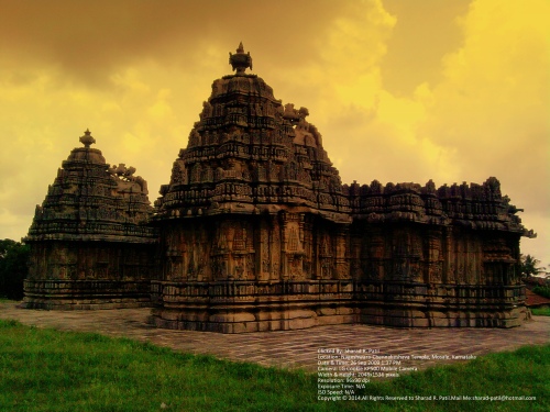 नागेश्वरा-चेन्नकेशवा मंदिर, मोसले (Digitally Altered)